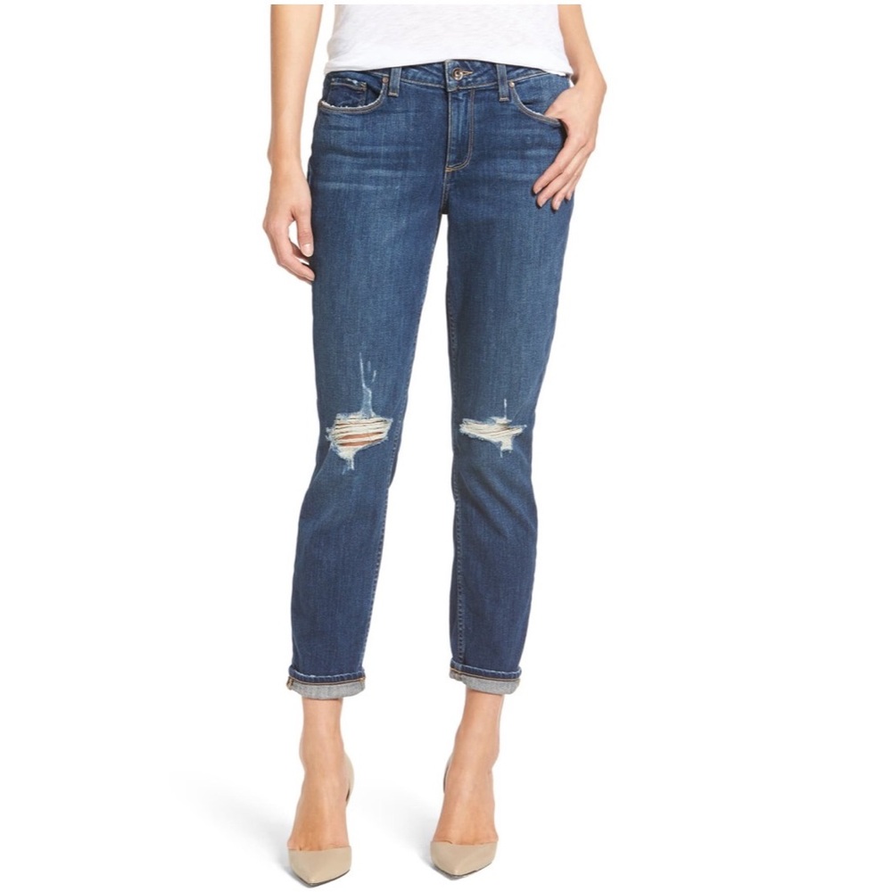 PAIGE | NWT Anabelle Slim Lola Destructed Jeans 29